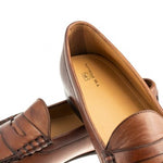 TB Phelps Ventura Sheepskin Penny Loafer Pecan