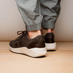 Marco Di Milano Verona Python & Calfskin Sneakers Brown