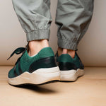 Marco Di Milano Verona Python & Calfskin Sneakers Green