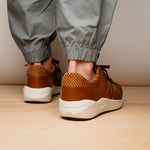 Marco Di Milano Verona Python & Calfskin Sneakers Honey
