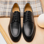 Zelli Verona Apron Toe Dress Lace Up Shoes Black