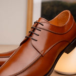 Zelli Verona Apron Toe Dress Lace Up Shoes Rust (25-204-RST)