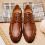 Zelli Verona Apron Toe Dress Lace Up Shoes Rust (25-204-RST)