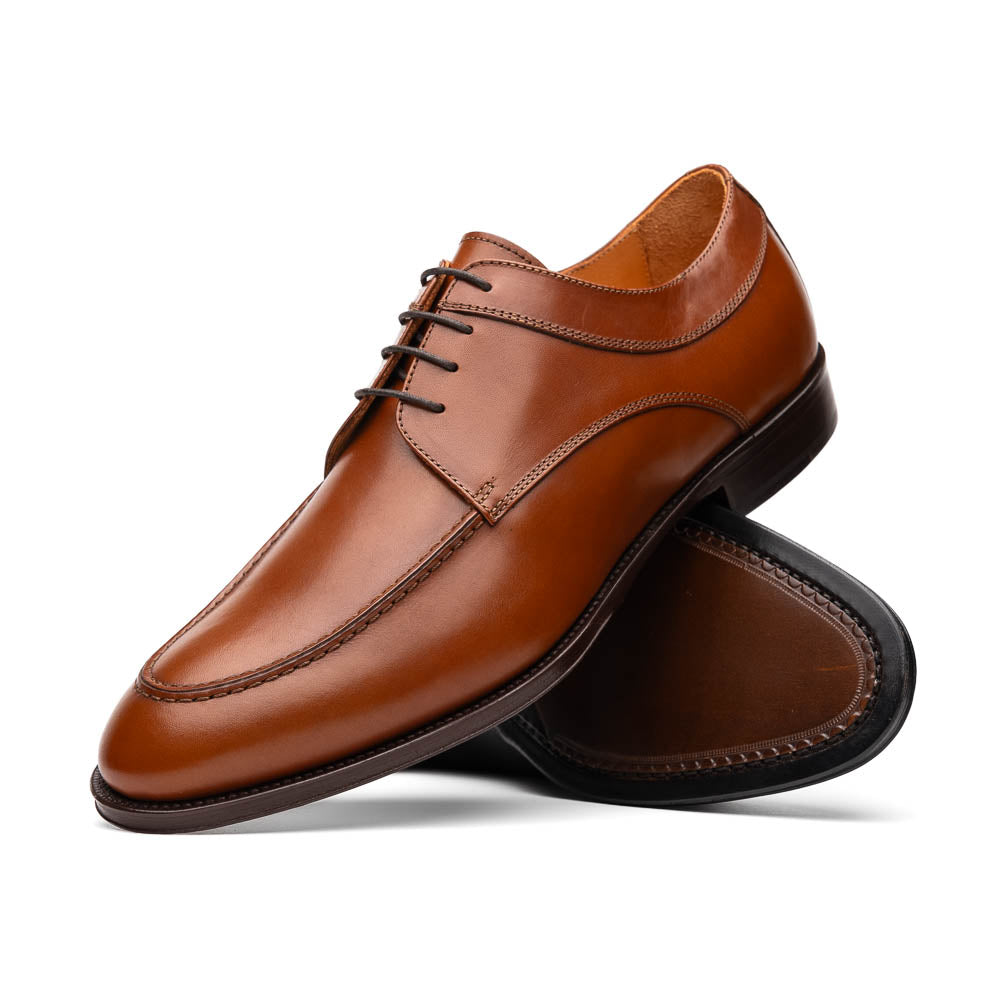 Zelli Verona Apron Toe Dress Lace Up Shoes Rust (25-204-RST)