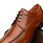 Zelli Verona Apron Toe Dress Lace Up Shoes Rust (25-204-RST)