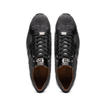 Marco Di Milano Verona Python & Calfskin Sneakers Black