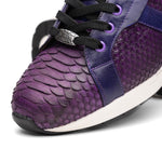 Marco Di Milano Verona Python & Calfskin Sneakers Purple