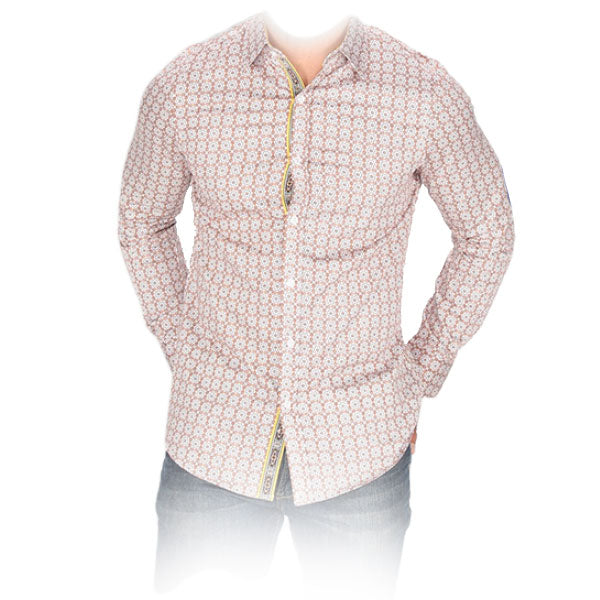 Vestigium S1603 Men's Long Sleeve Fashion Shirts Camel