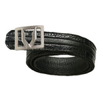 Vestigium Caiman Belly Dressy Belt Black