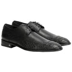 Vestigium Caiman Belly Oxford Shoes Black