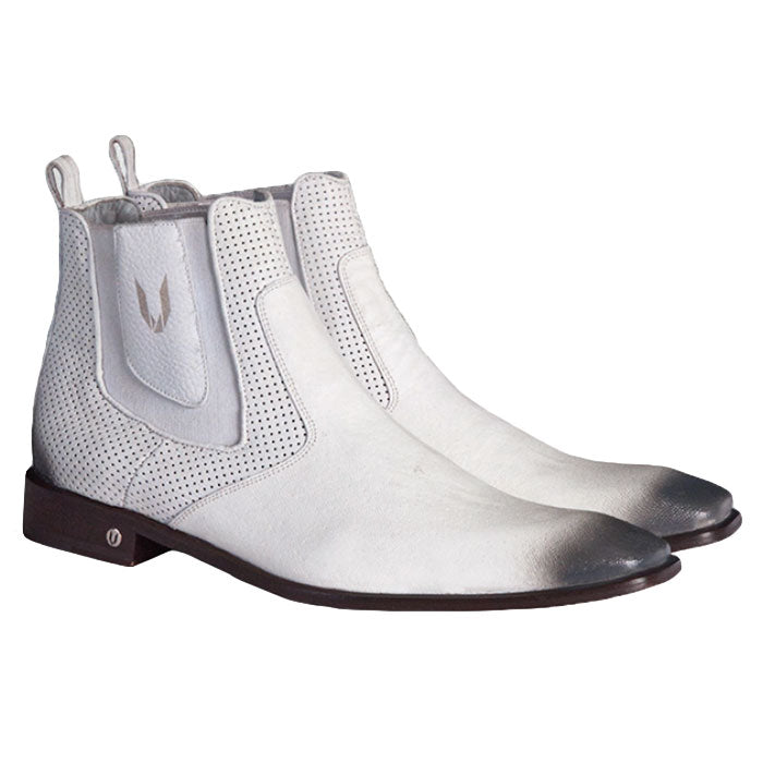 Vestigium Cat Shark Chelsea Boots Faded White