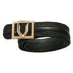 Vestigium Cat Shark Dressy Belt Black