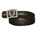 Vestigium Cat Shark Dressy Belt Brown