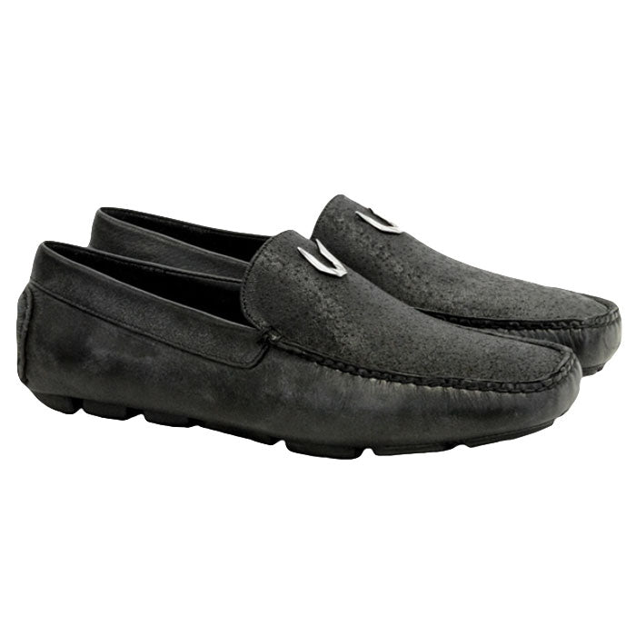 Vestigium Cat Shark Driving Loafers Black