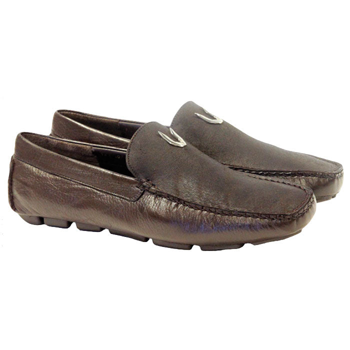 Vestigium Cat Shark Driving Loafers Brown