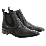 Vestigium Ostrich Leg Chelsea Boots Black