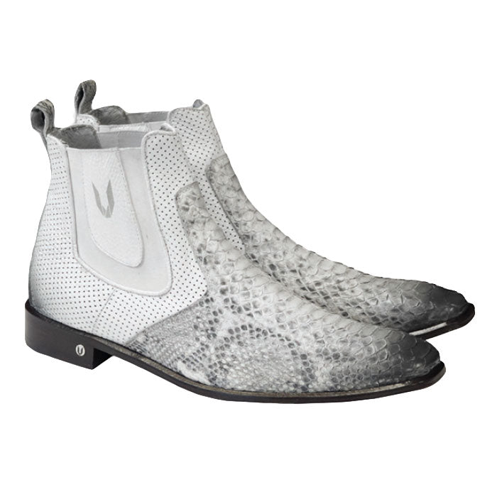 Vestigium Python Chelsea Boots Faded Natural