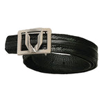 Vestigium Python Dressy Belt Black