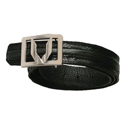 Vestigium Python Dressy Belt Black
