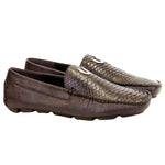 Vestigium Python Driving Loafers Brown