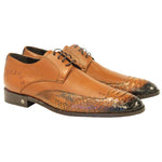 Vestigium Python Oxford Shoes Faded Cognac