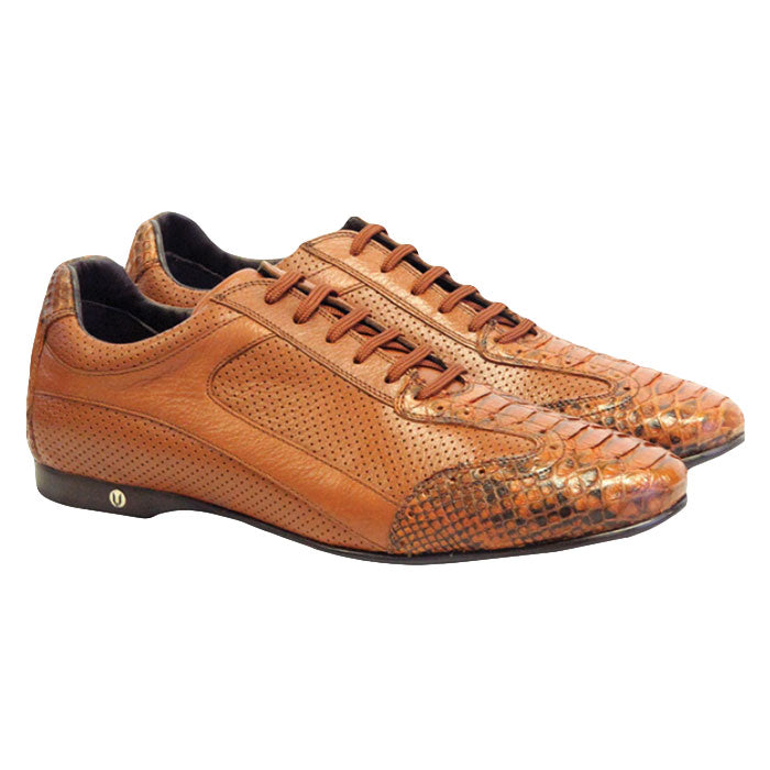 Vestigium Python Sneakers Cognac