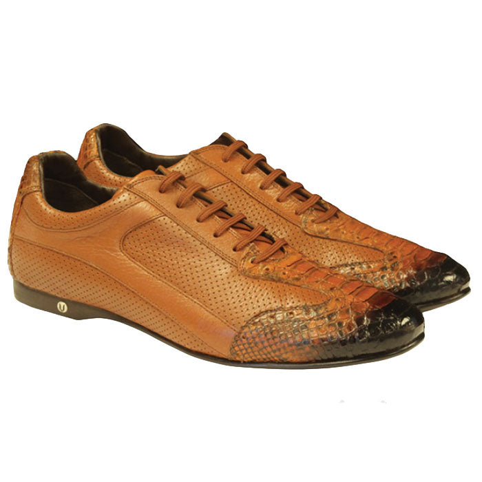 Vestigium Python Sneakers Faded Cognac