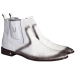 Vestigium Shark Chelsea Boots Faded White