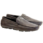 Vestigium Shark Driving Loafers Brown