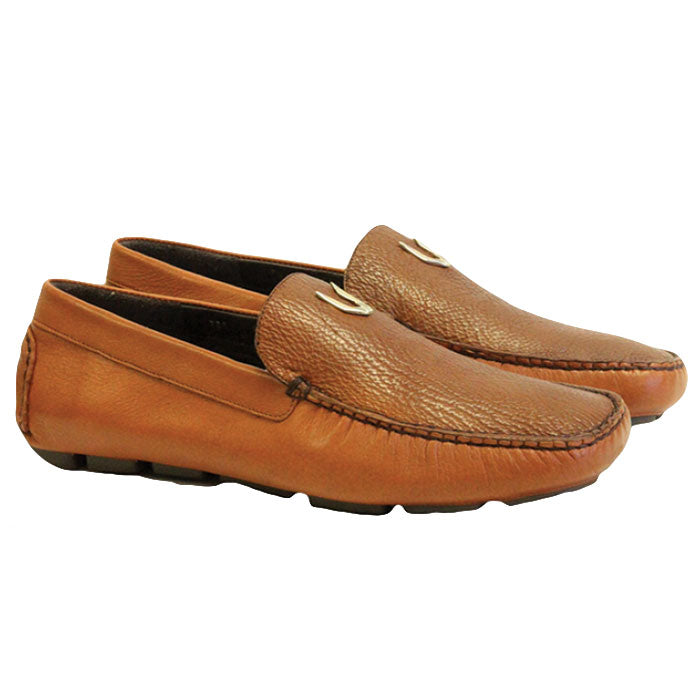 Vestigium Shark Driving Loafers Cognac