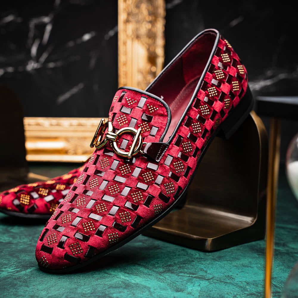 Vinci Leather The Vicino Shoe Bit Dress Loafer Limited Edition Burgundy (11621-1) Vinci Leather The Vicino Shoe Bit Dress Loafer Limited Edition Burgundy (11621-1)