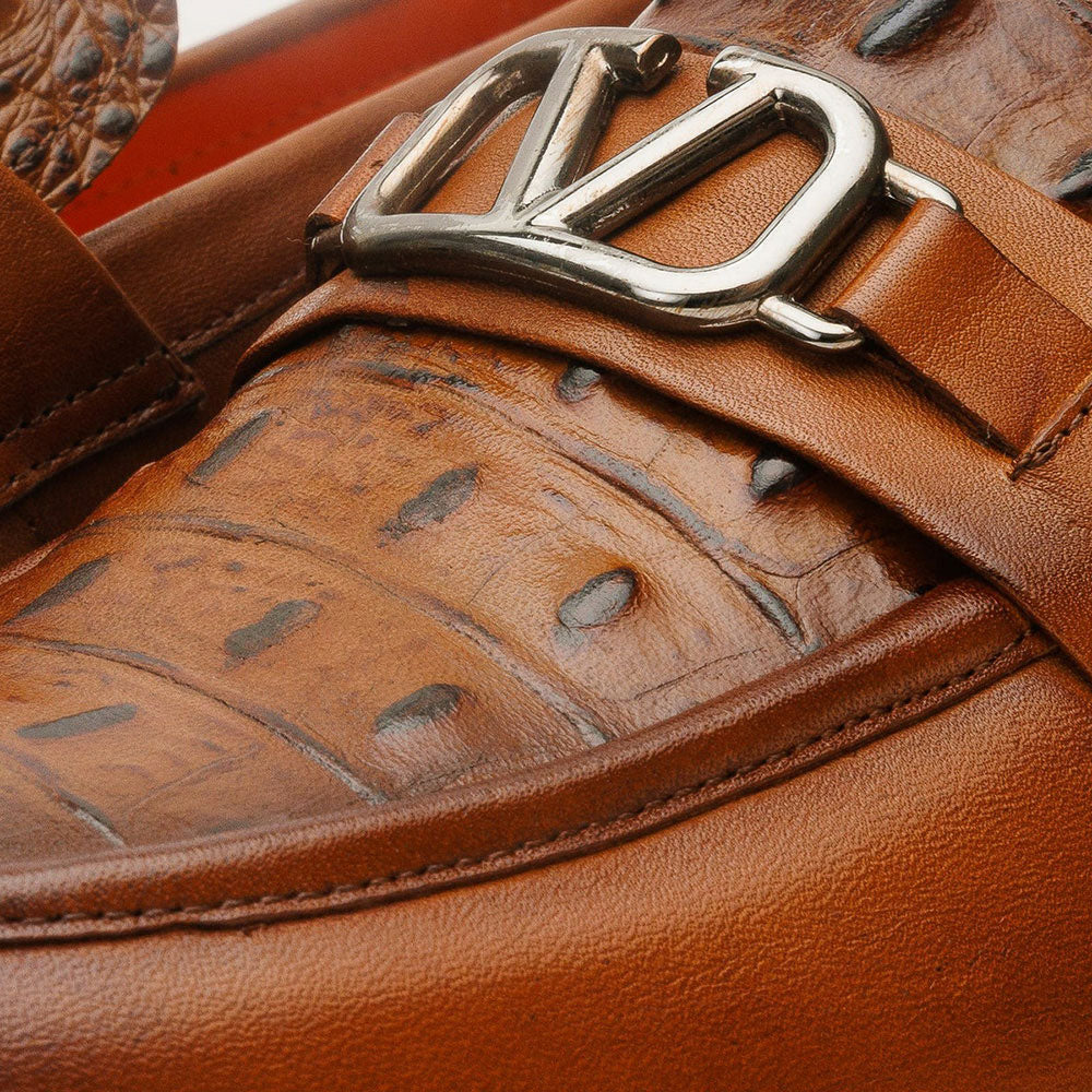 Vinci Leather Amsterdam Brown Bit Loafer (18563 T-1)