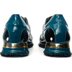 Vinci Leather The Milano Snk Green Leather Sneaker (D-539T)