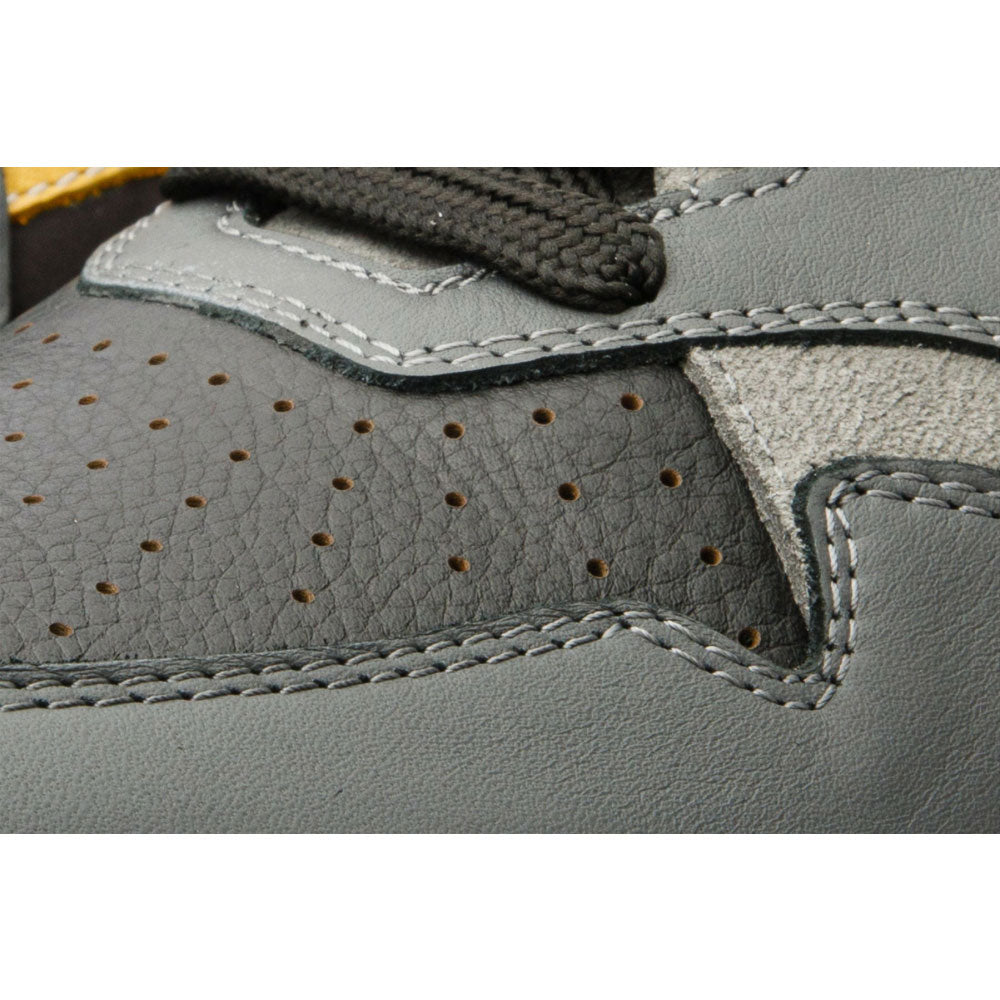 Vinci Leather Missouri Grey Leather Sneaker (15115)