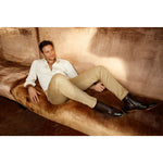 Vinci Leather The Anderson Brown Leather / Suede Brogue Lace-up Boot With A Zipper (14559)