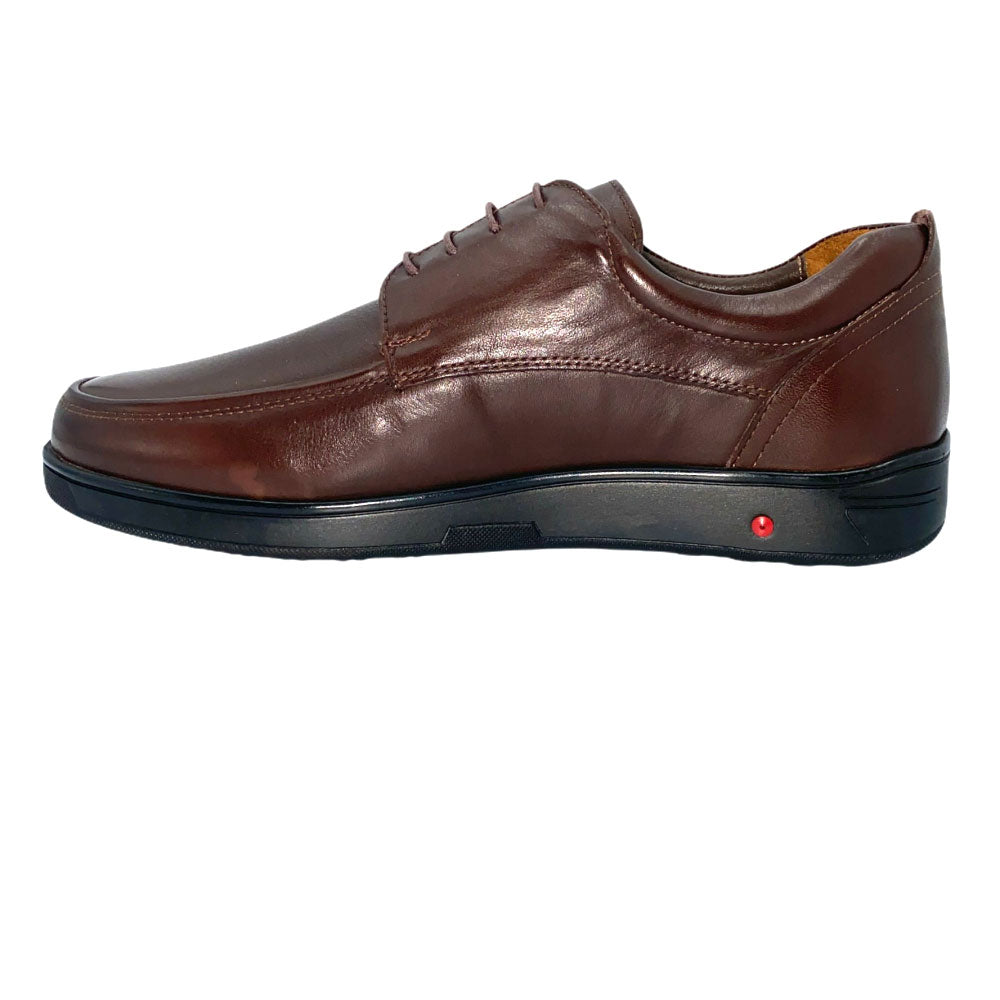 Vinci Leather The Atlanta Brown Leather Casual Derby Shoe (10388)