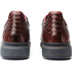 Vinci Leather The Adler Burgundy Snk Leather Sneaker Limited Edition (17474 O-4)