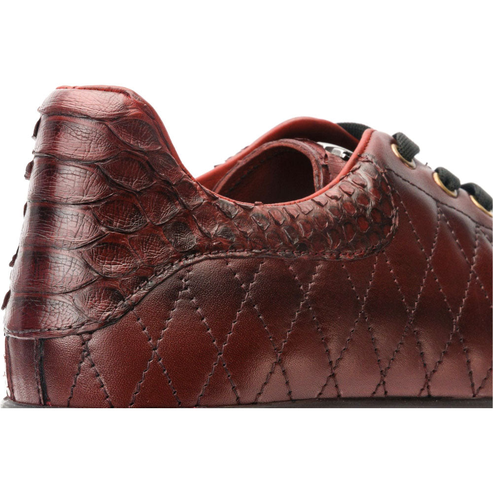 Vinci Leather The Adler Burgundy Snk Leather Sneaker Limited Edition (17474 O-4)