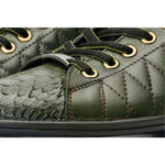 Vinci Leather The Adler Green Snk Leather Sneaker Limited Edition (17474 Y-4)