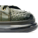 Vinci Leather The Adler Green Snk Leather Sneaker Limited Edition (17474 Y-4)