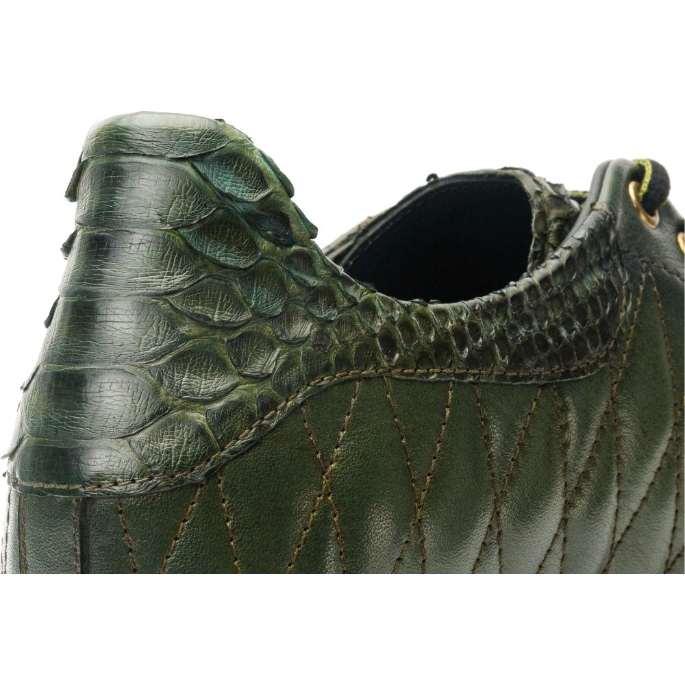 Vinci Leather The Adler Green Snk Leather Sneaker Limited Edition (17474 Y-4)