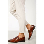Vinci Leather The Bangkok Brown Penny Loafer (10671)