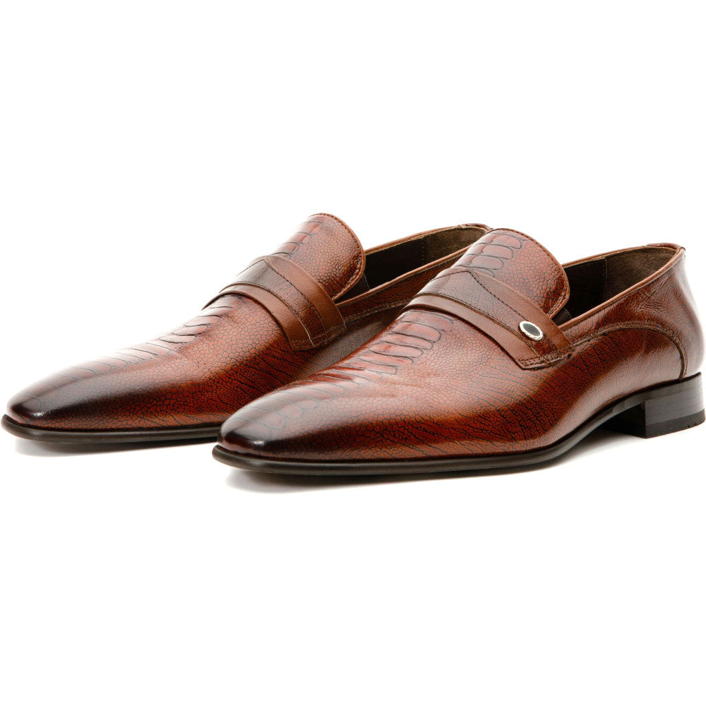 Vinci Leather The Bangkok Brown Penny Loafer (10671)