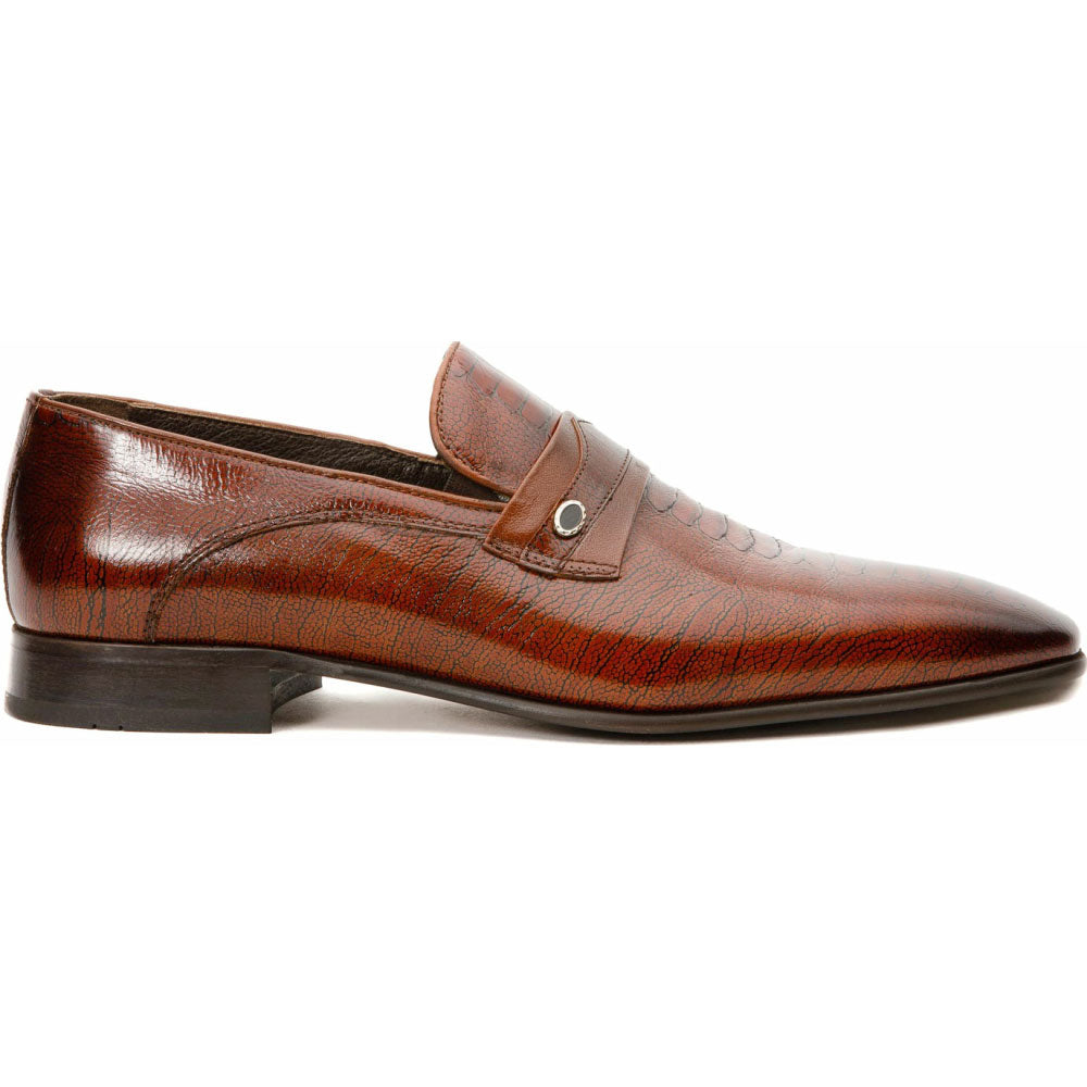 Vinci Leather The Bangkok Brown Penny Loafer (10671)