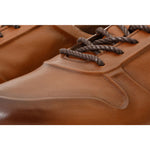 Vinci Leather The Barnett Brown Leather Sneaker (11089 T-4)