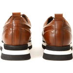 Vinci Leather The Barnett Brown Leather Sneaker (11089 T-4)