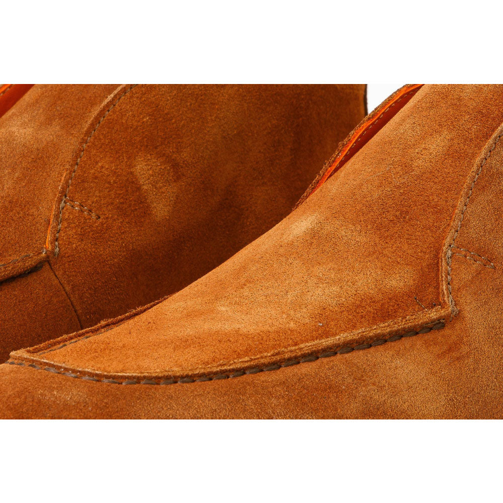 Vinci Leather The Belek Brown Open Walk Suede Leather Boot (32607)