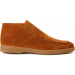 Vinci Leather The Belek Brown Open Walk Suede Leather Boot (32607)