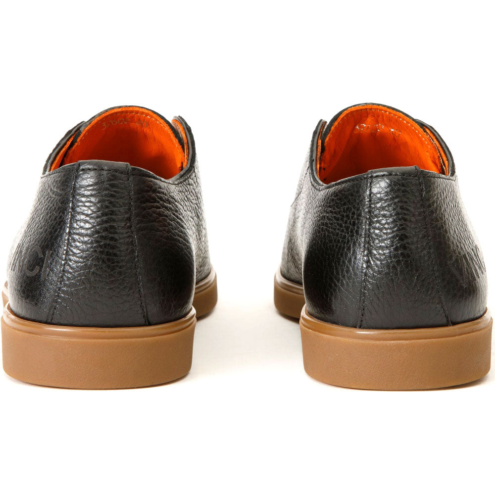 Vinci Leather The Beykoz Black Leather Chukka Loafer (32602)