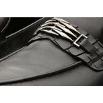 Vinci Leather The Bogota Black Bit Loafer (10651)